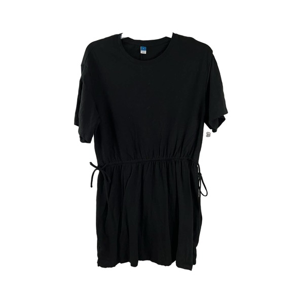 Old Navy Dresses & Skirts - Women's Old Navy Black Dress Size Large Soft drawstring waist Crew Neck NEW NWT